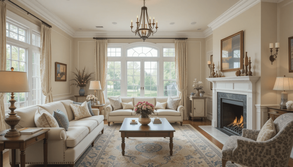 traditional living room