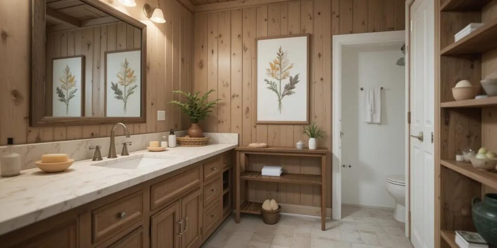 rustic bathroom