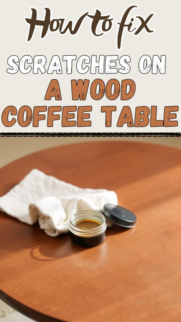 How to fix scratches on a wood coffee table