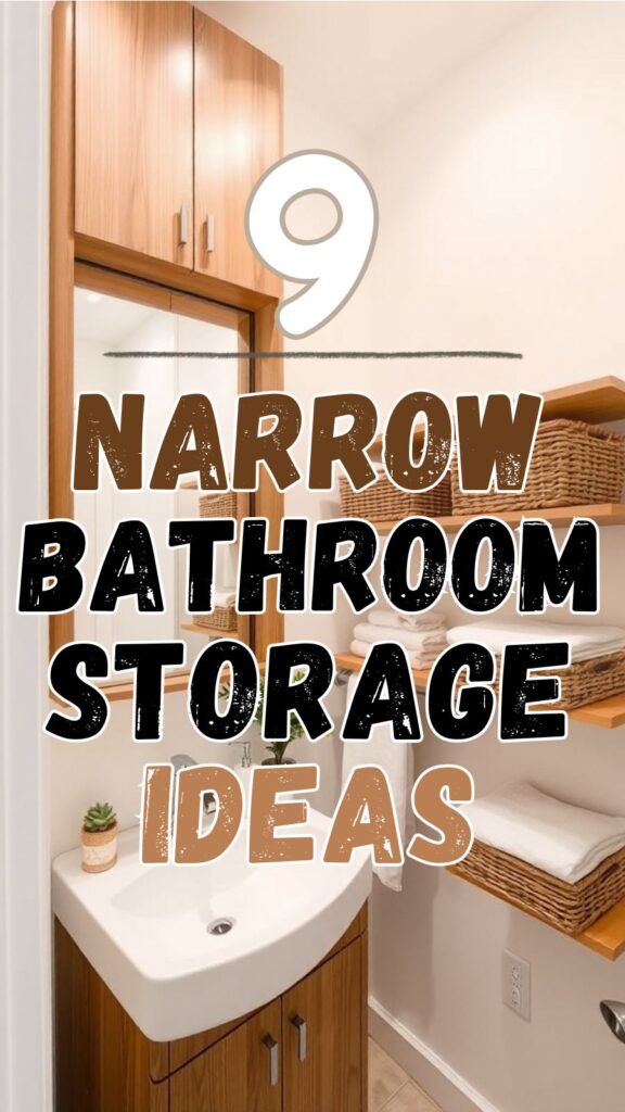 Narrow Bathroom Storage Ideas