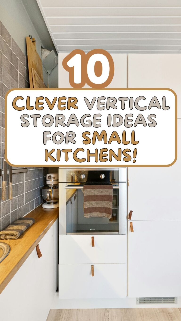 10 Vertical Storage Ideas For Tiny Apartment Kitchens