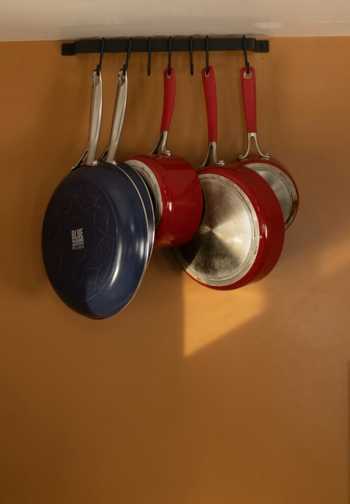 Wall-Mounted Pot Rack