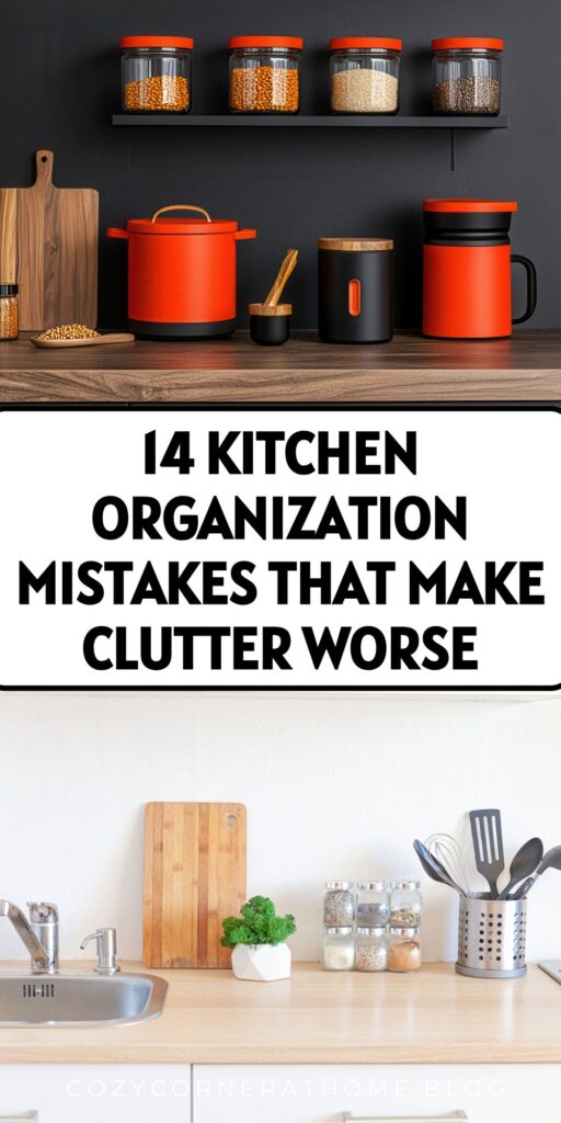 14 Kitchen Organization Mistakes That Make Clutter Worse