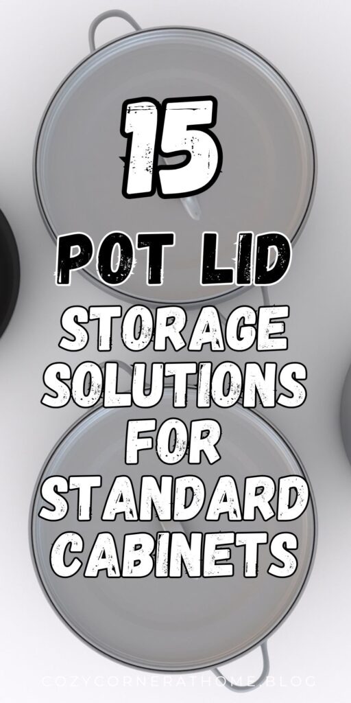 15 Pot Lid Storage Solutions for Standard Cabinets