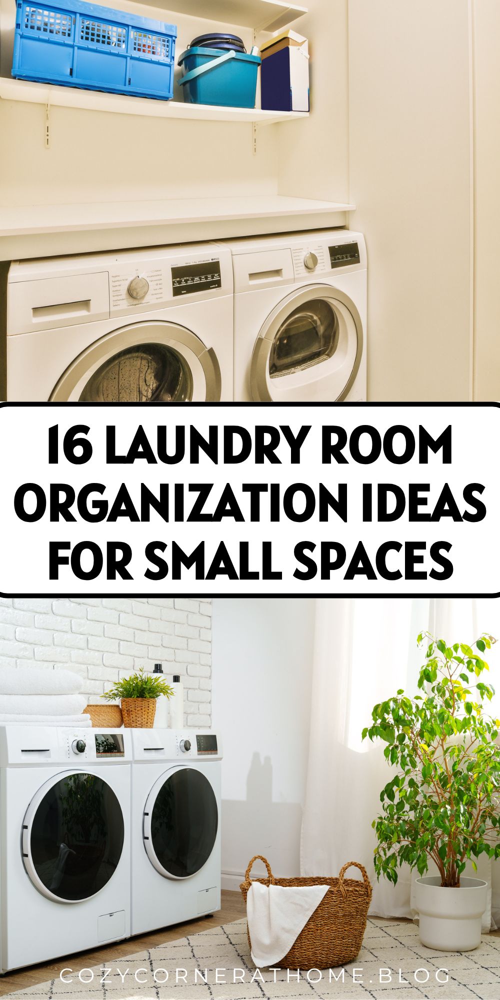 16 Laundry Room Organization Ideas for Small Spaces - Cozy Corner at Home