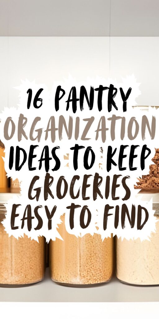16 Pantry Shelf Storage Ideas for Baking Mixes