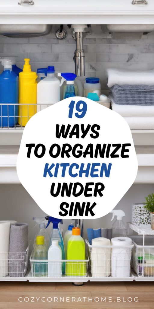 19 Ways to Organize Kitchen Under the Sink for Easy Access
