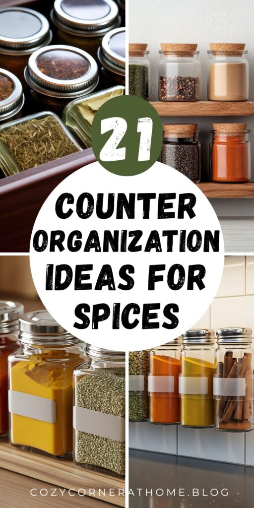 21 Counter Organization Ideas for Spices