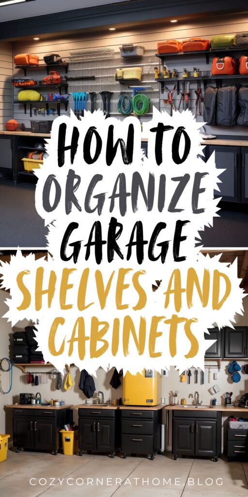 How to Organize Garage Shelves and Cabinets