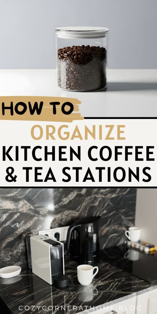 Organize kitchen coffee and tea stations with clever methods. Get actionable tips for storage, layout planning, and maintaining an efficient beverage station.