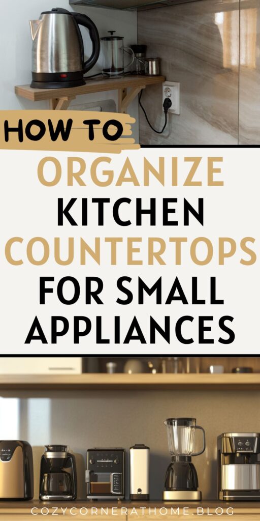 How to Organize Kitchen Countertops for Small Appliances