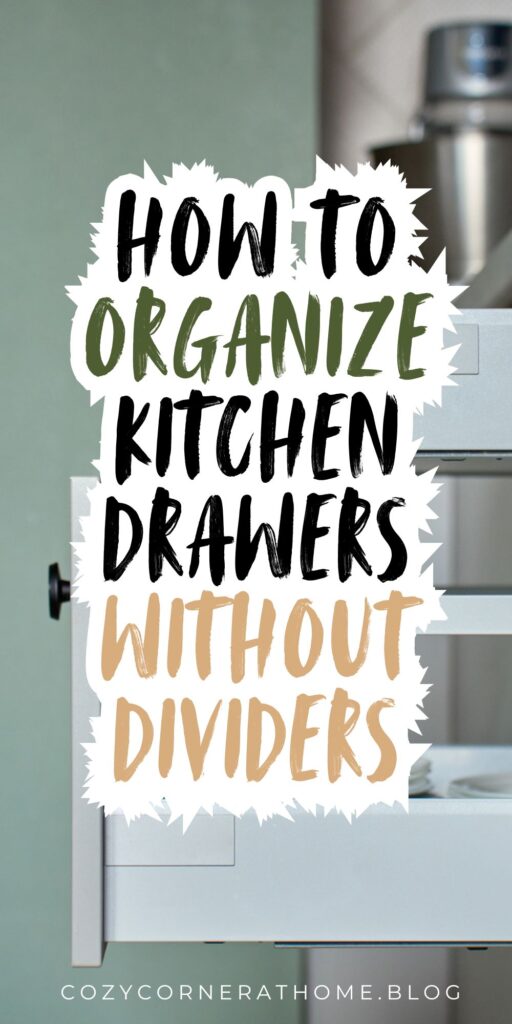 Discover practical ways to organize kitchen drawers without dividers. Transform cluttered drawers using boxes, towels, and simple household materials.