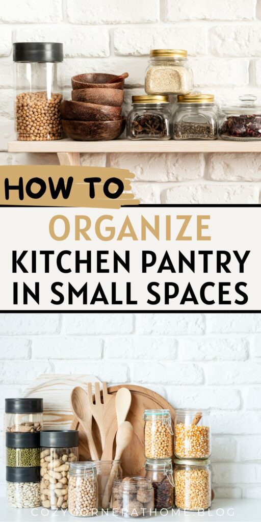 How to Organize Kitchen Pantry in Small Spaces
