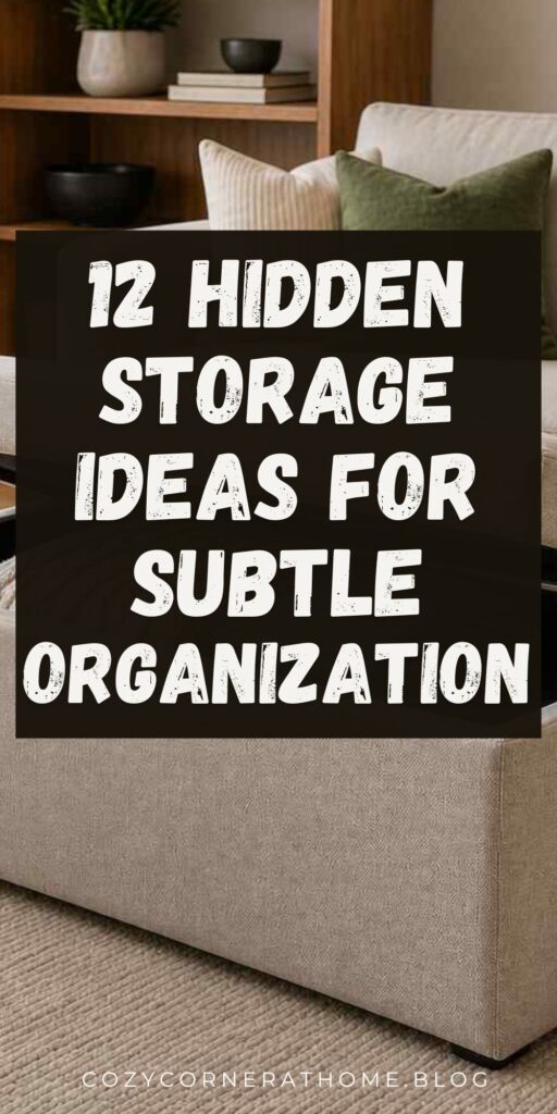 12 Hidden Storage Ideas for Subtle Organization
