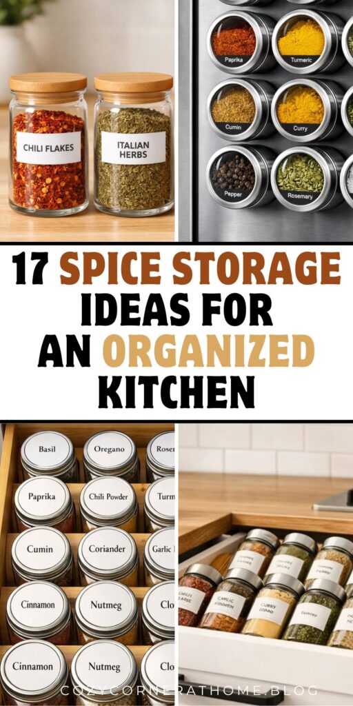17 Spice Storage Ideas for an Organized Kitchen
