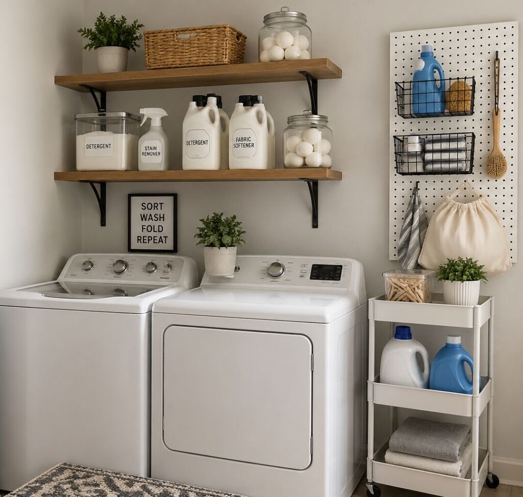 7 Laundry Room Organization Ideas for Daily Essentials