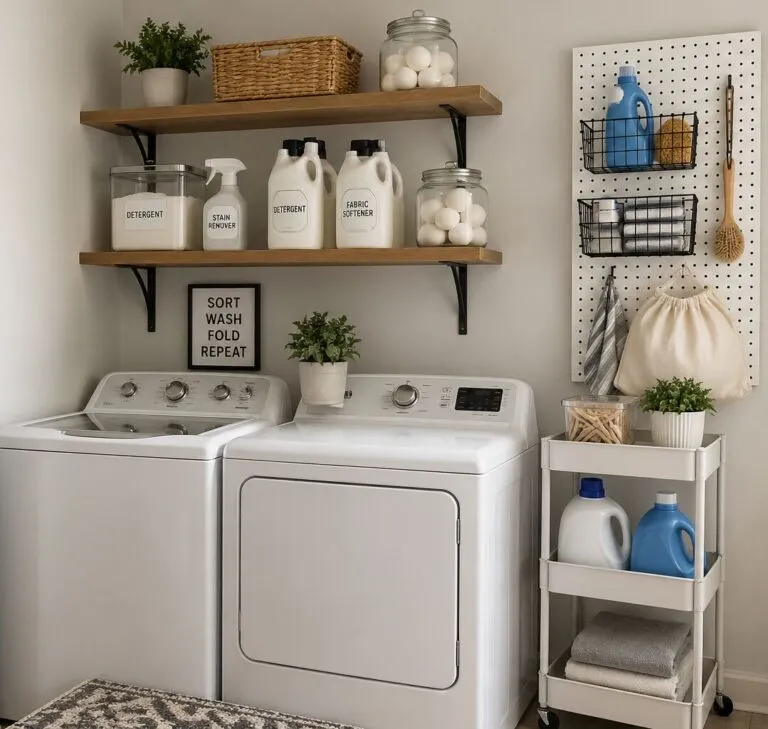 7 Laundry Room Organization Ideas for Daily Essentials