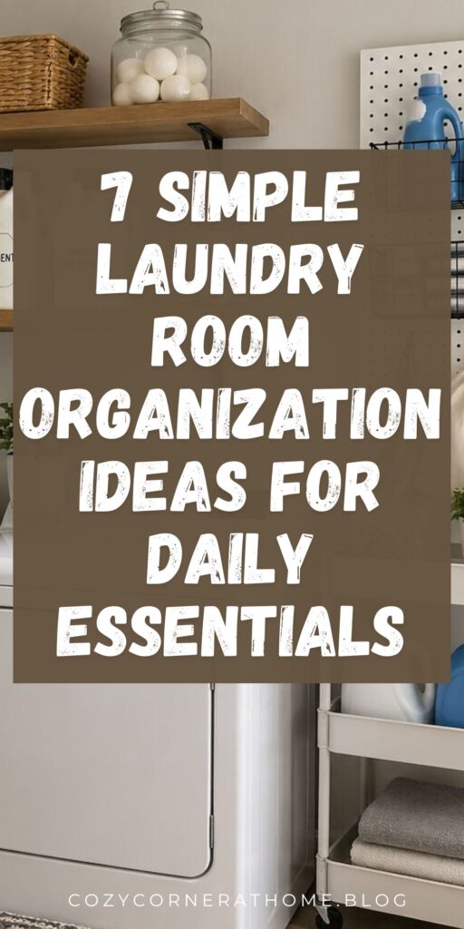 7 Laundry Room Organization Ideas for Daily Essentials(1)