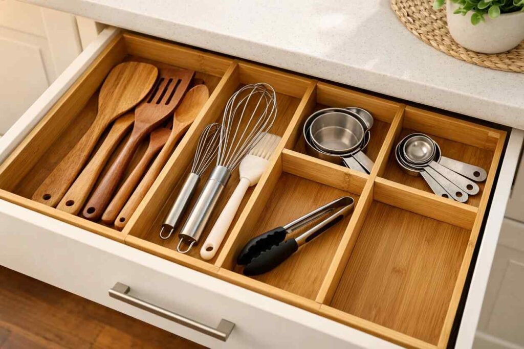 kitchen drawer organized